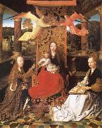 unknow artist The Madonna and the Nino enthroned, with the holy Catalina and Barbara France oil painting artist
